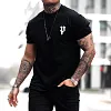 Men's Casual Printed Round Neck T-shirt by Inlyline