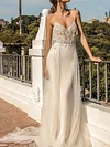 Lace Split-Joint Double Layer Wedding Maxi Dress