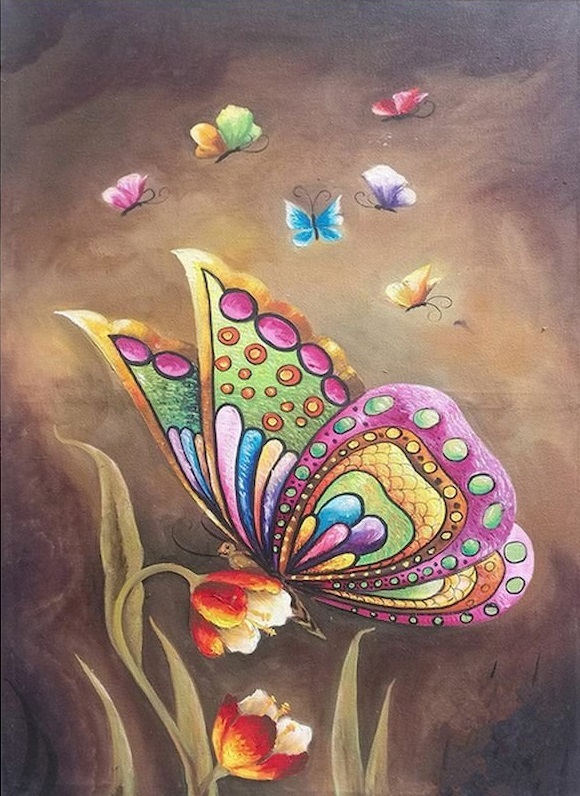 DIY Painting By Numbers Butterfly40*50cm