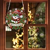 Diamond Painting Acrylic Snowman Pendant Kits for Home Wall Decor