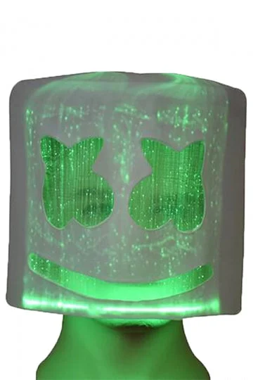 DJ Marshmello Full Head Mask Emerald Green-elleschic