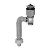 3In1 Bathroom Sink Drain Kit Flexible P-Trap Drain Pipe Replacement with Pop Up Stopper Expandable Flexible Downspout Pipe Anti Odor Filter Water Pipes