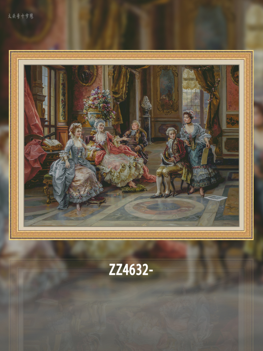 [ZZ4632-Versailles independent portrait, large version 202 colors] Painting Fairy Cross Stitch