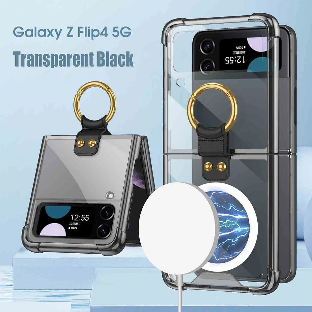 Suitable For Samsung Z Flip 4 Airbag Anti Falling Magnetic Phone Case
