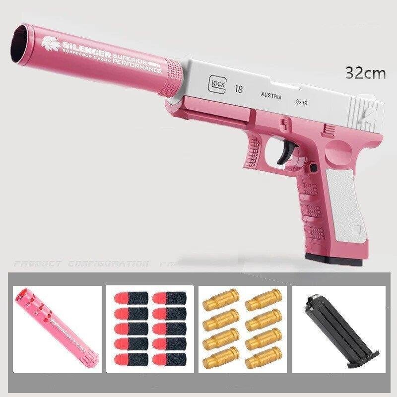 💥summer Hot Sale 50 Off💥glock And M1911 Shell Ejection Soft Bullet Toy Gun 