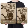 Neil Young - Panneaux en &eacute;tain m&eacute;tallique(20*30cm/30*40cm) - Musique