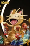Lucky Meowth with LED - Pokemon Resin Statue - WAWA Studio
