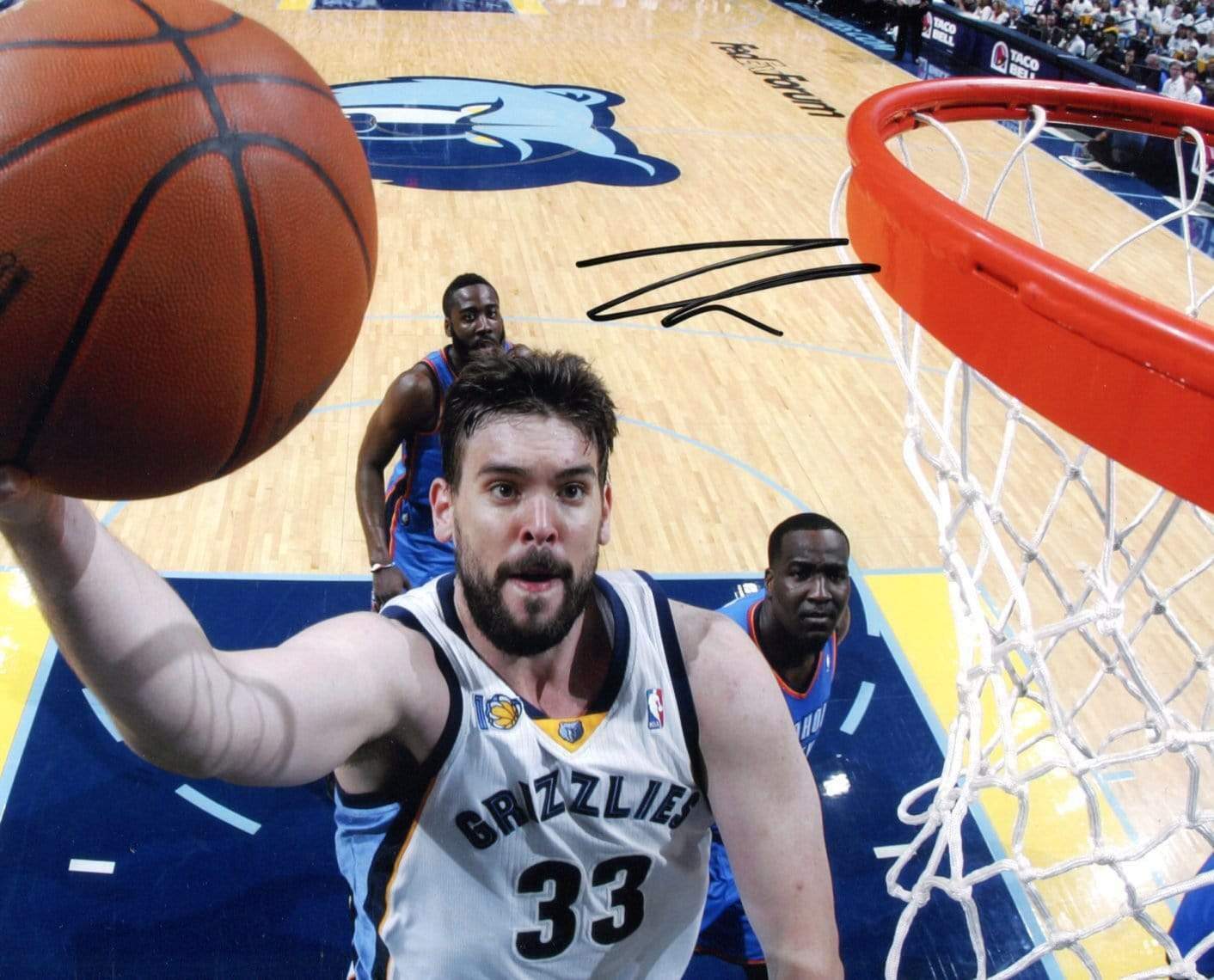 BASKETBALL Marc Gasol autograph, signed Photo Poster painting