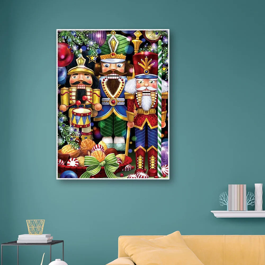 Diamond Painting - Full Round Drill - Serious Soldier(35*45cm)