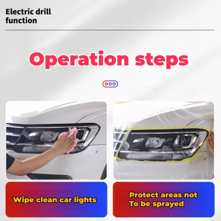 Highly transparent frosted removable color-changing film for car lights