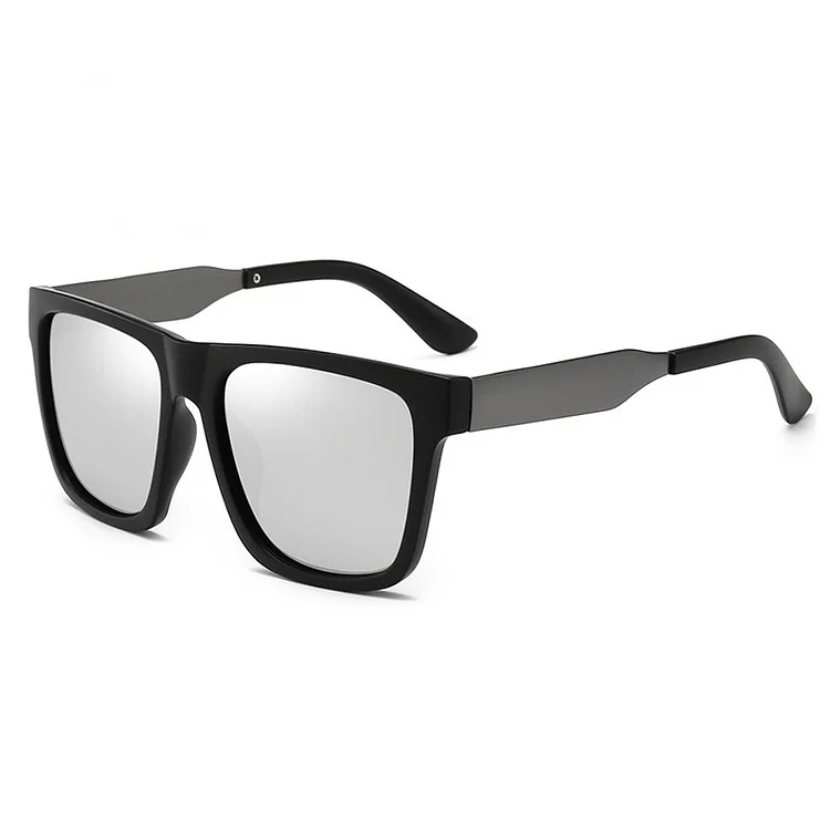 Kakacloud New Fashion Large Frame Square Sunglasses Vintage Men Polarized Driving Sun Glasses Driving UV Resistant Glasses UV400 Eyewear