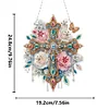 DIY Double Sided Special Shaped Gorgeous Cross Hanging Diamond Art Kits Decor