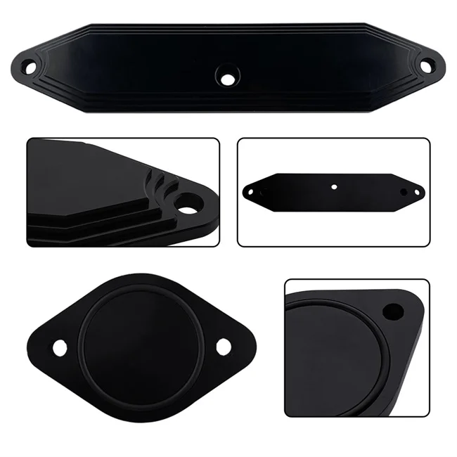 6.7L Powerstroke Diesel EGR Delete Kit w/Coolant Bypass Blue 