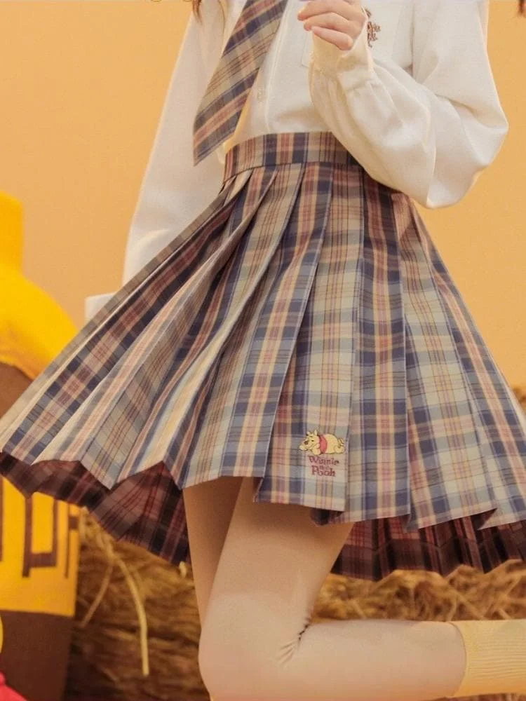 Cute Kawaii Donald Duck Jk Uniform Skirts SS1389