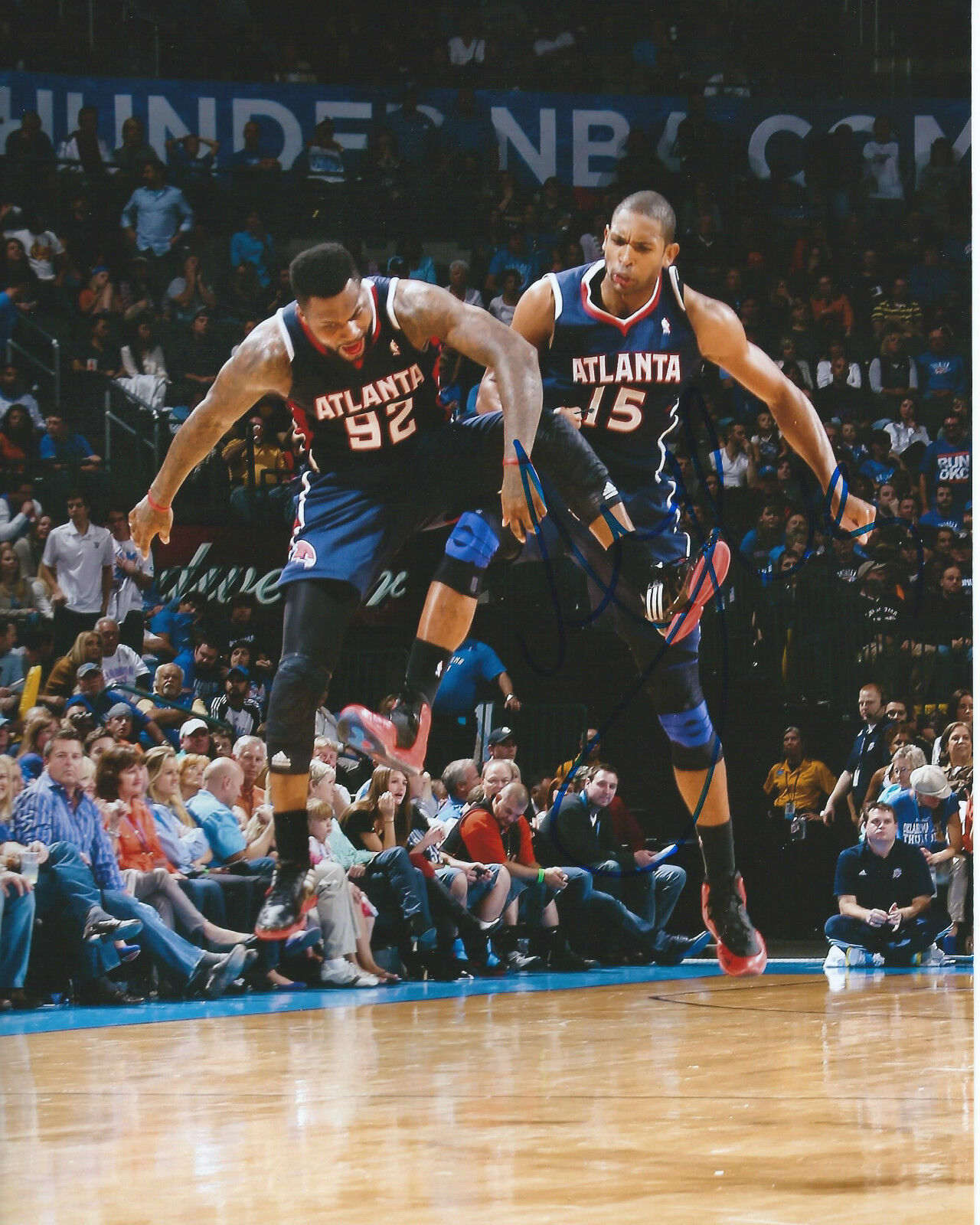 Al Horford *ATLANTA HAWKS* Signed 8x10 Photo Poster painting COA GFA