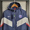 2023/2024 Paris Saint-Germain Windbreaker(Navy Blue-White)Football Shirt 1:1 Thai Quality