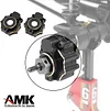 AMK Brass Axle Case Rear Diff Housing, LCG Brass Counter Weight Axle Housing for 1/10 RC Crawler Car TRX4 TRX6 Upgrade Parts