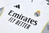 Real Madrid 25-26 1/4 Zip Tracksuit White Chandal