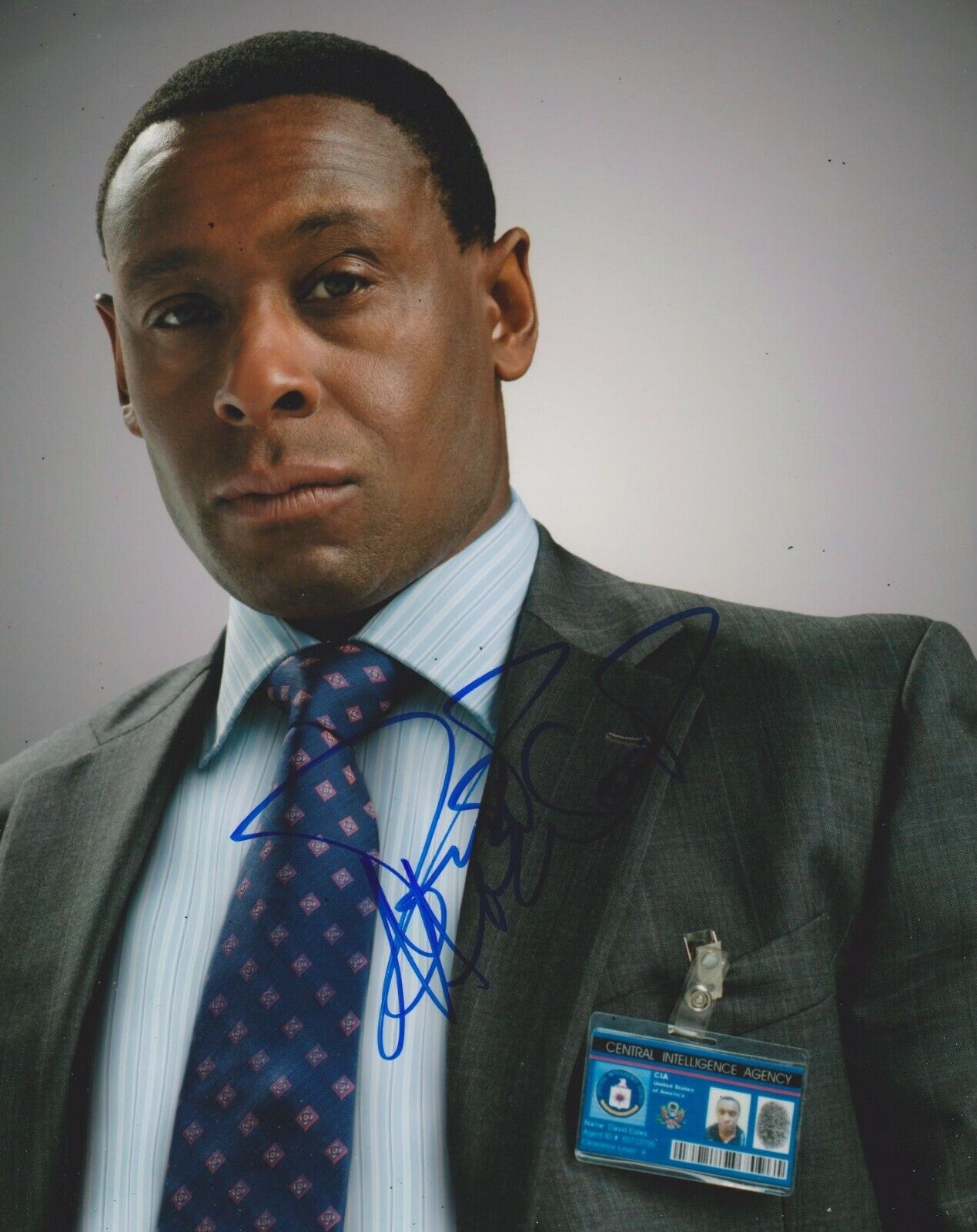 David Harewood Signed Homeland 10x8 Photo Poster painting AFTAL