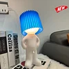 Creative lamp for little shy, creative lamp in little boy style