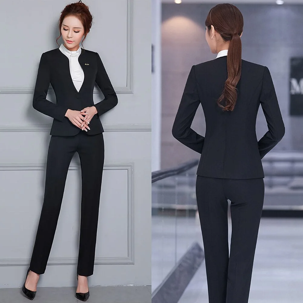 Women Formal Pants 2019 Autumn High Waist Ladies Straight Office Trousers Work wear Big Plus Size S~4XL 5XXXXXL Pantalon Femme