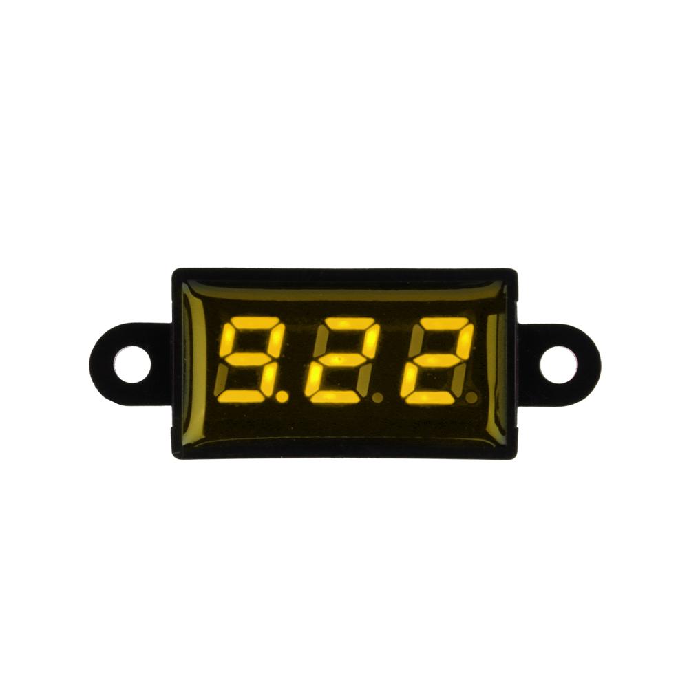 

0.28in LED Digital Display DC 3-30V Voltmeter Voltage Panel Meter (Yellow), 501 Original