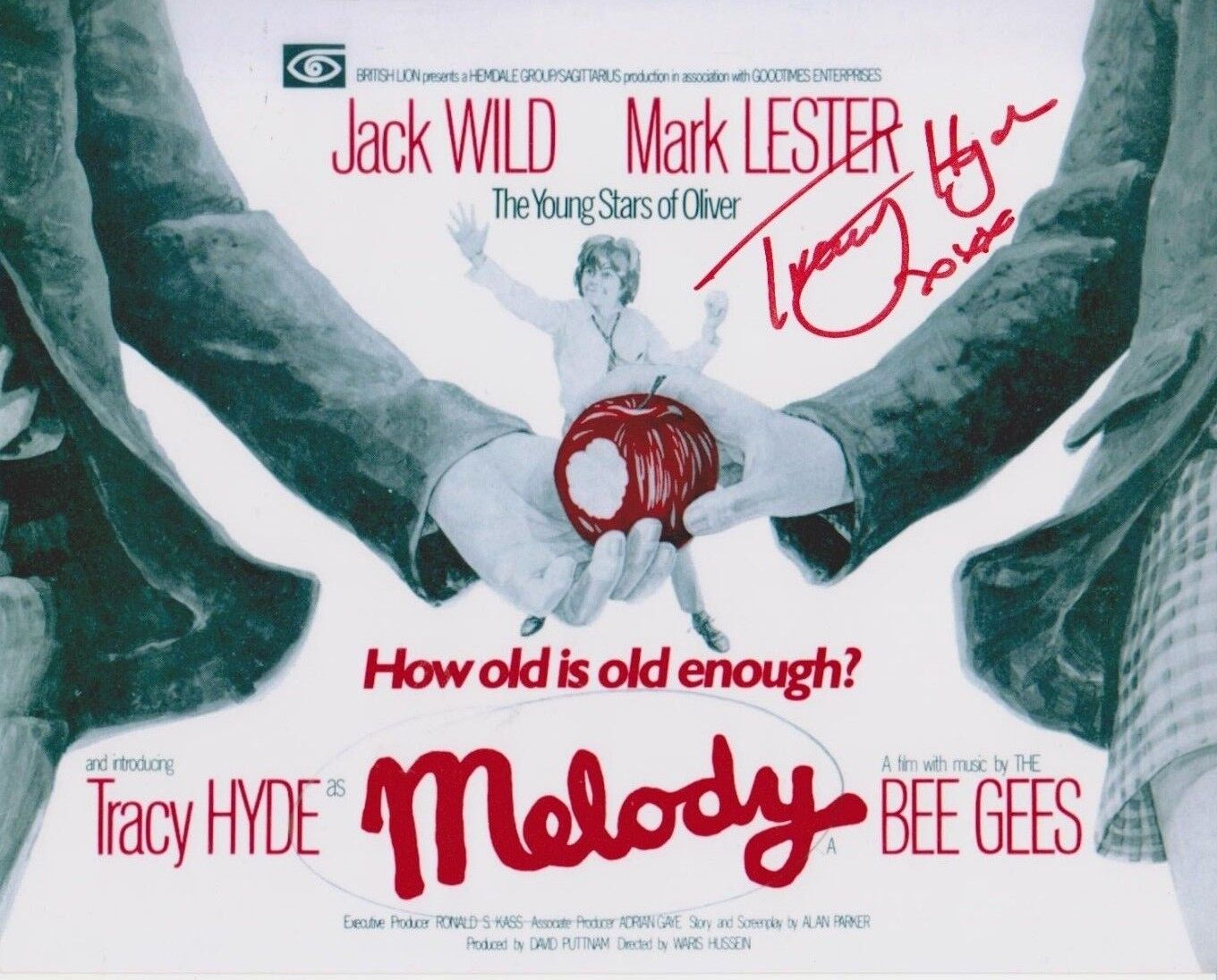 Tracy Hyde Signed Photo Poster painting - MELODY - Starring Mark Lester & Jack Wild - RARE G518