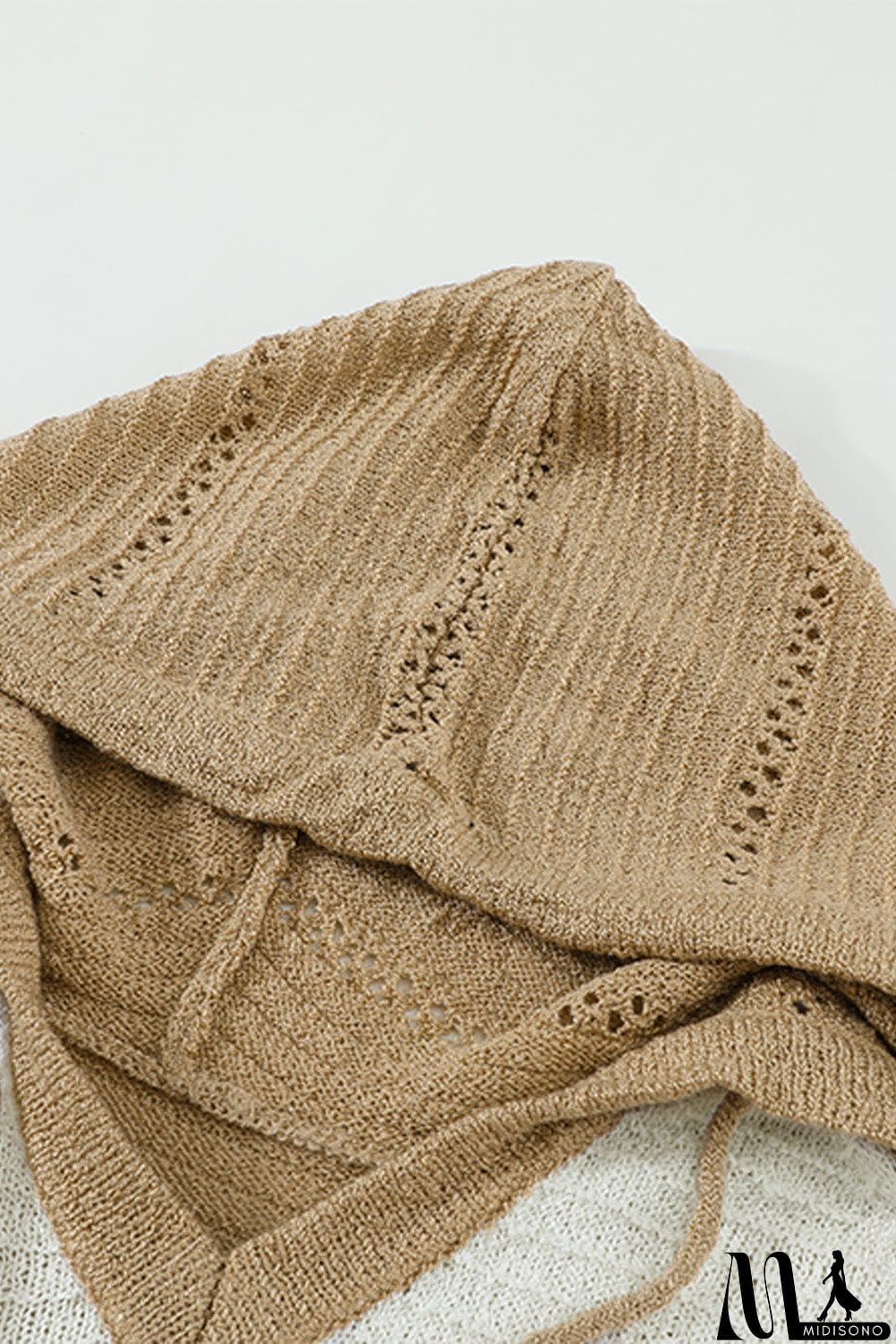 MidiSono - Classic Beach Bonfire Knitted Hoodie