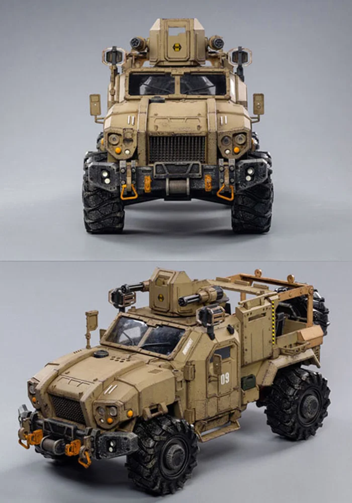 JOYTOY JT0692 1/18 Crazy Reload SUV Off-Road Military Sand Color Car Model Toys for Fans Collection-aliexpress