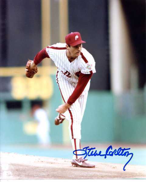 Steve Carlton Philadelphia Phillies HOF Autographed Signed 8x10 Photo Poster painting CFS COA