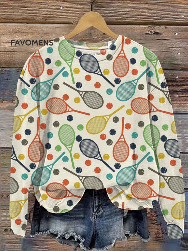 Sport Tennis Casual Sweatshirt Multicolor / S