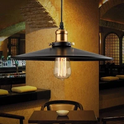 Edison Loft Style Vintage Industrial Retro Pendant Lamp Light e27 Holder Iron Restaurant Bar Counter Attic Bookstore Lamp