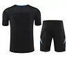 2024 Argentina Pre-match Training Black Shirt+Shorts 1:1 Thai Quality
