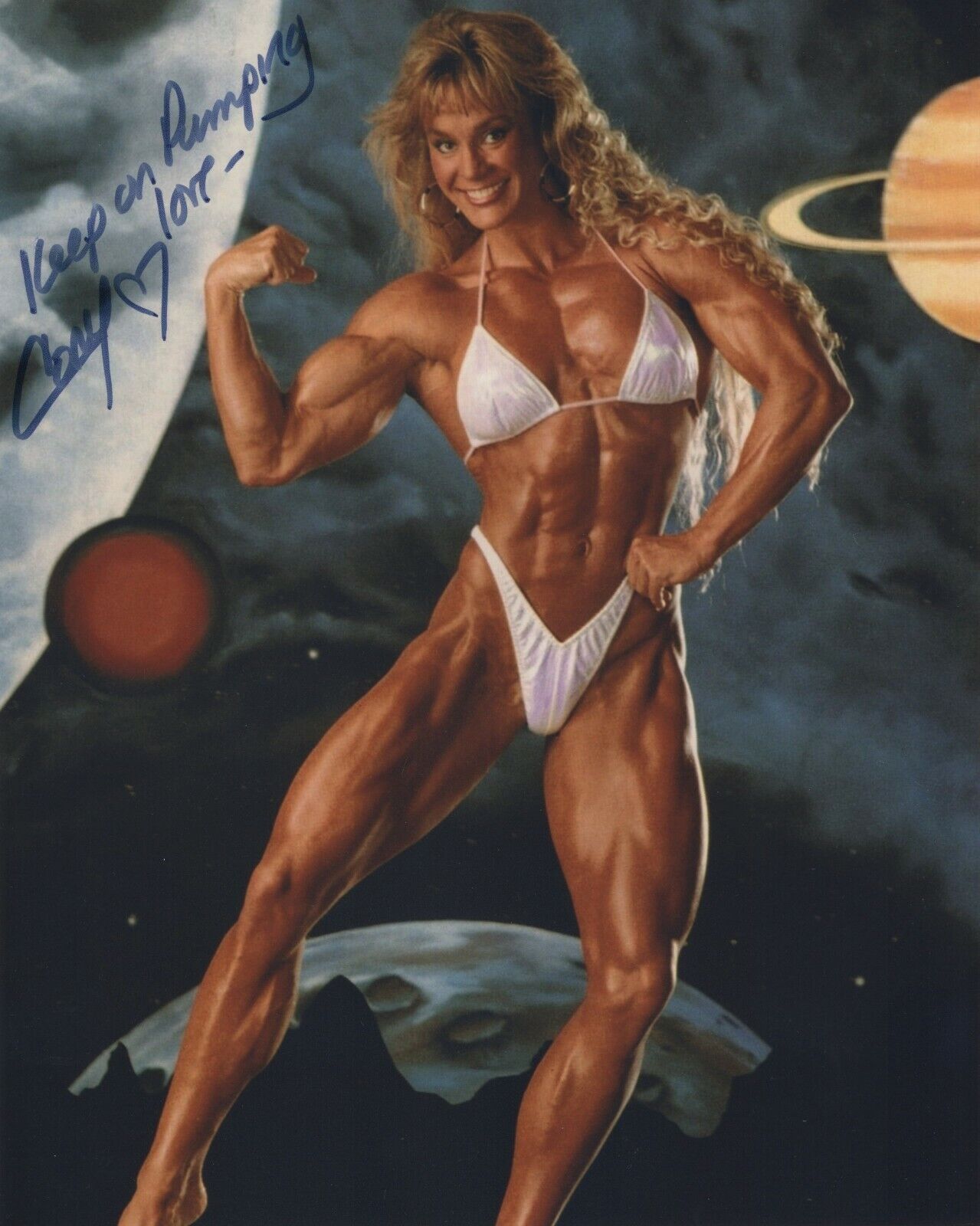 CORY EVERSON SIGNED AUTOGRAPH 8X10 Photo Poster painting MS OLYMPIA BODYBUILDER CHAMPION #2