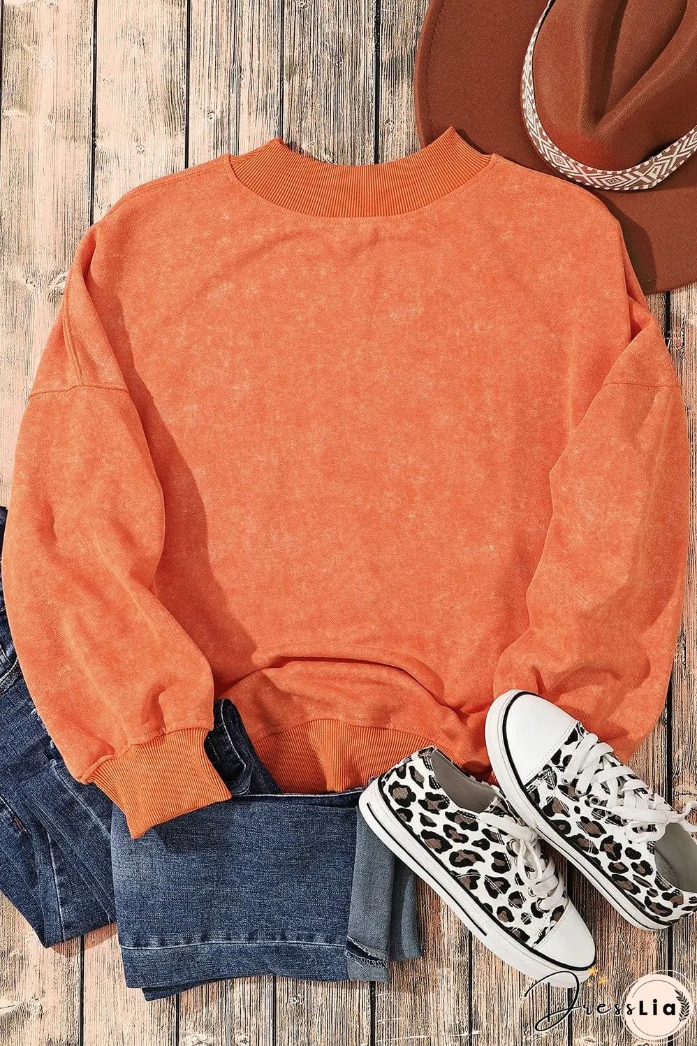 Stylish Crew Neck Pullover Sweater