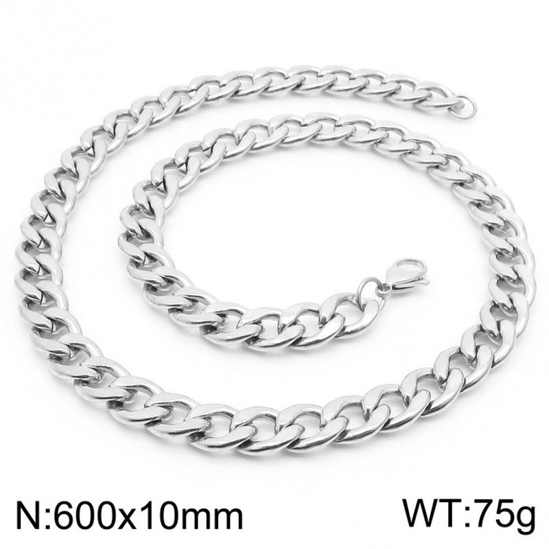 Fashion Geometric Stainless Steel Plating Necklace 1 Piece