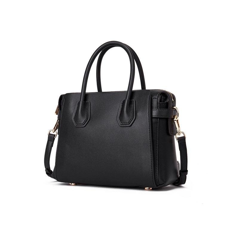 Simple leather handbag #1019