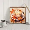 uk.everydayedeals Paint By Number - Oil Painting - Autumn Coffee(20*20cm)