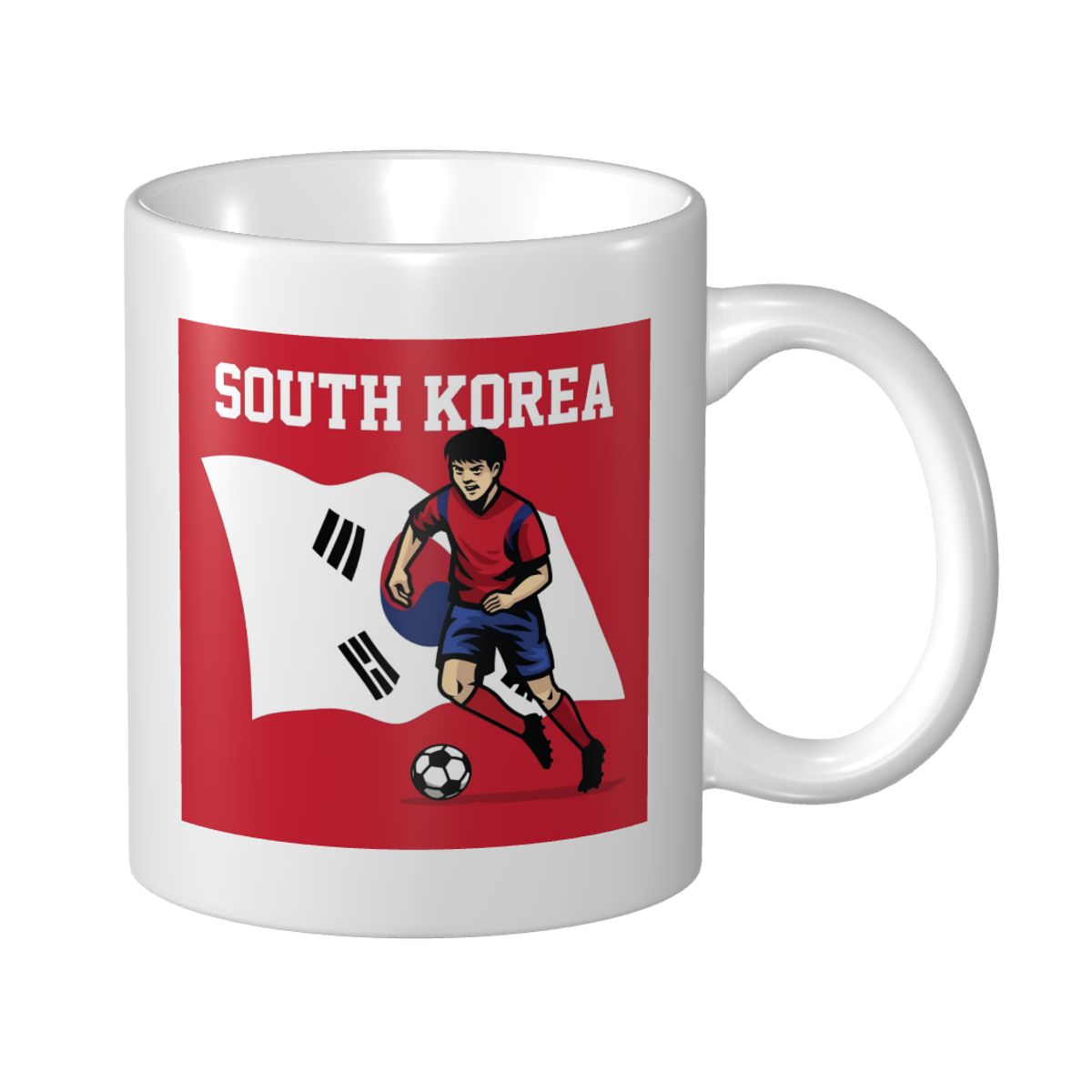 South Korea Soccer Player Ceramic Mug