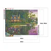 Diamond Painting-DIY Full Round Drill Cottage Landscape(50*40cm)