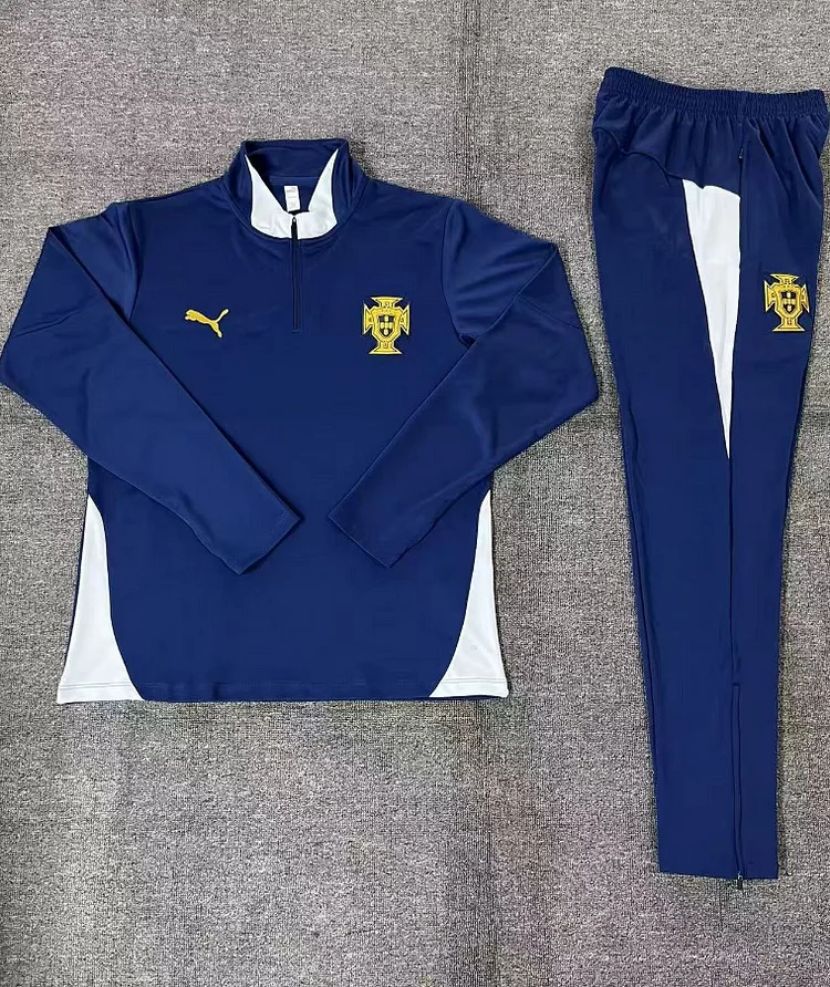 2025-26-New Season-Portugal Royal Blue-Children-Training Jersey