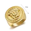 European and American Hip-Hop Versatile Accessories - Golden Myth Ring
