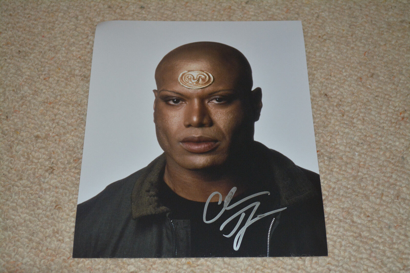 CHRISTOPHER JUDGE signed autograph In Person 8x10 STARGATE SG-1 TEAL'C