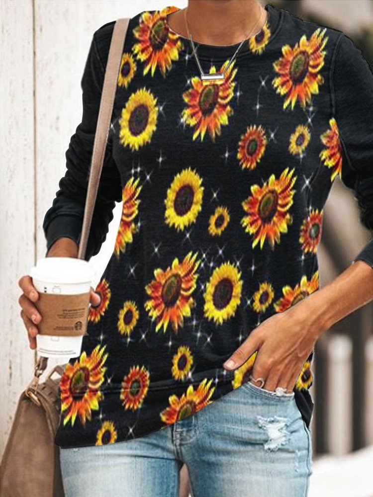 Bestdealfriday Sunflower Women's Sweatshirt 11326601