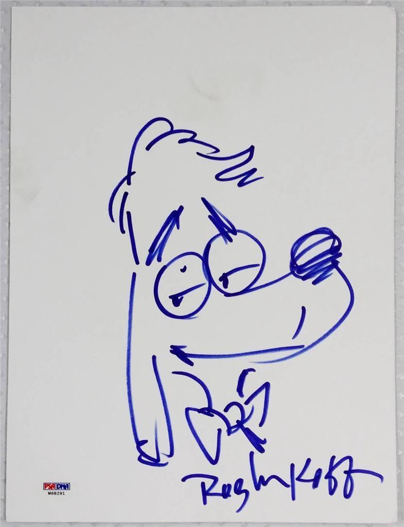 ROB MINKOFF SIGNED & SKETCHED Mr Peabody & Sherman PSA/DNA PRODUCER