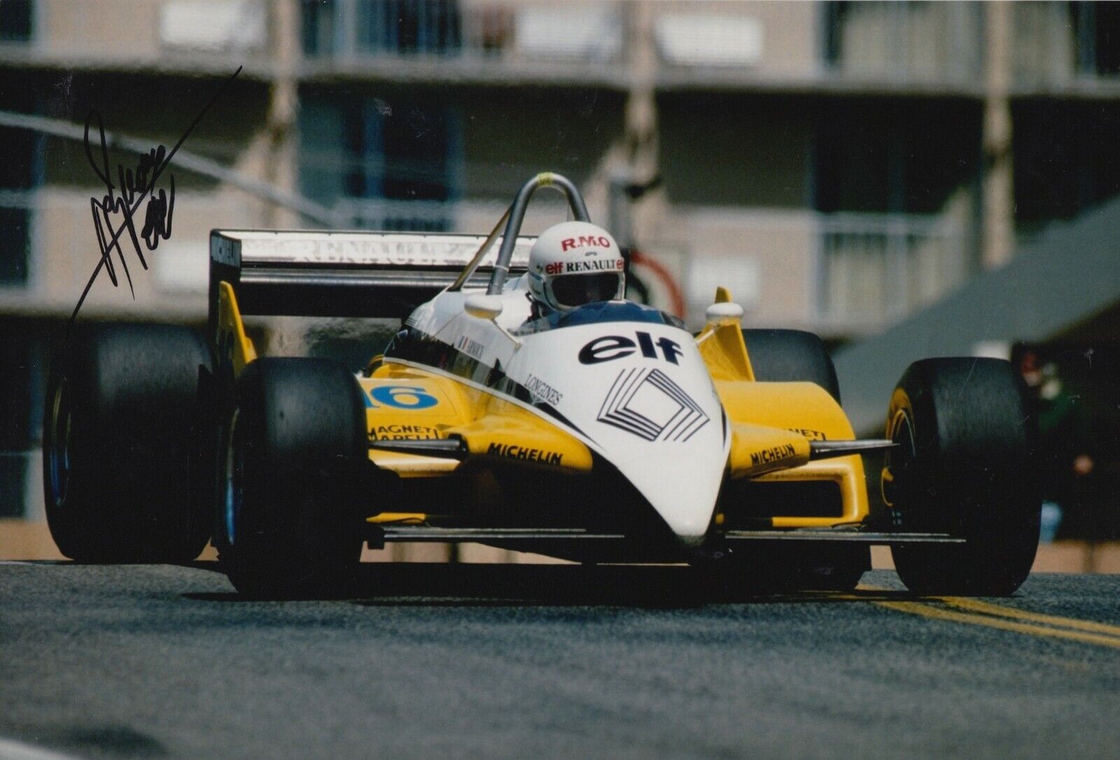 Rene Arnoux Hand Signed 12x8 Photo Poster painting - Formula 1 Autograph F1 1.