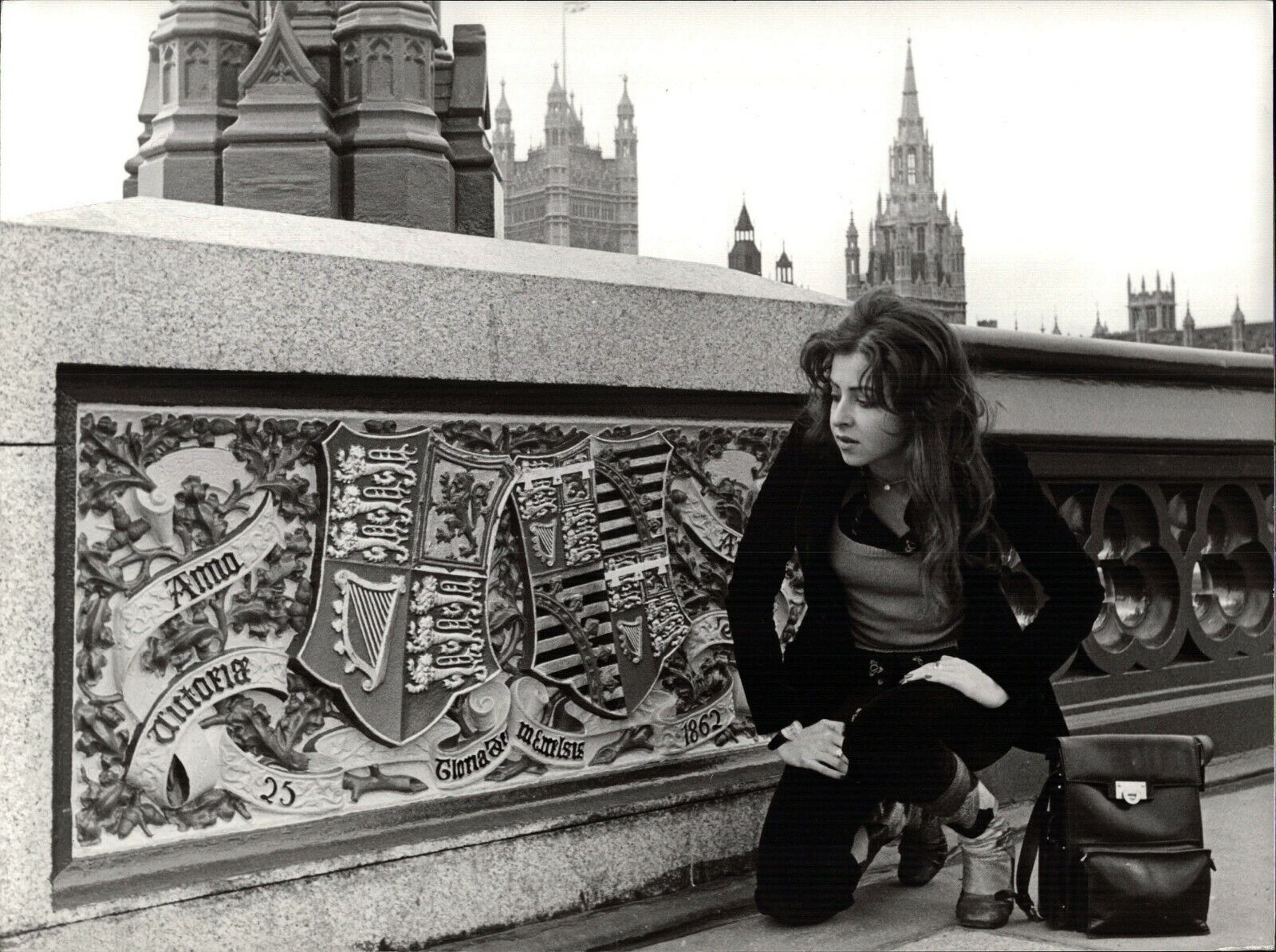 Vicky Leandros IN London - Vintage Press Photo Poster painting Norbert Unfried (U-7207