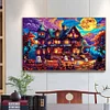 (60*40cm)Halloween Horror Night  - Full Round Drill Diamond Painting