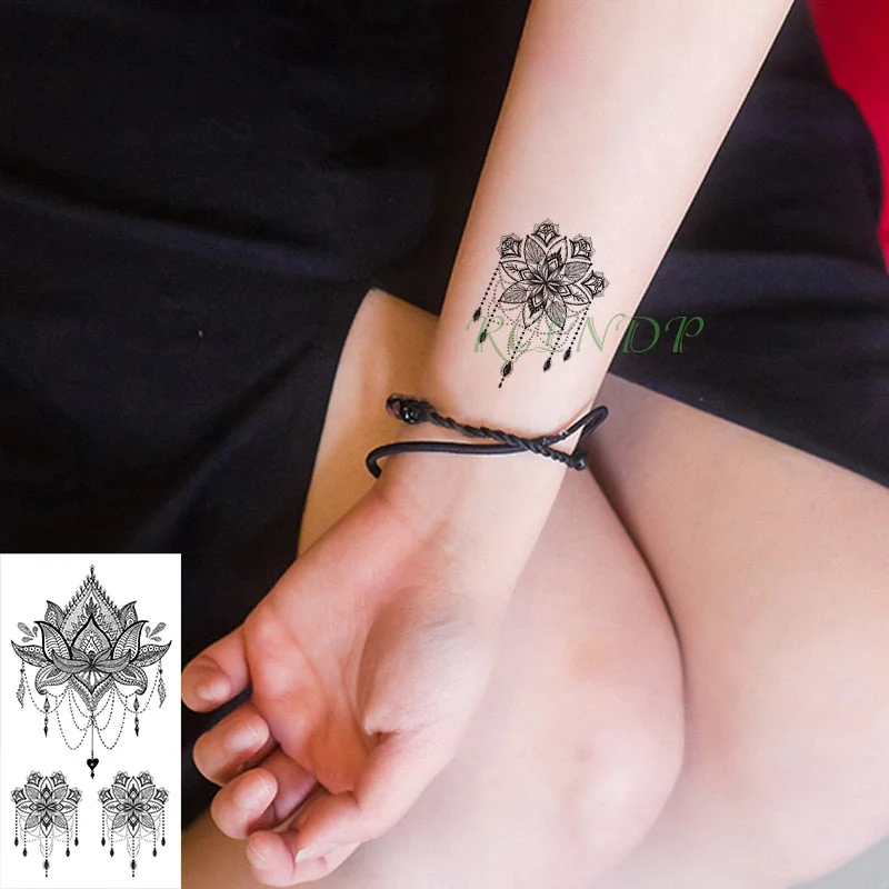 Waterproof Temporary Tattoo Sticker watercolor Music Note tatto stickers flash tatoo fake tatouage art hand foot for girl women