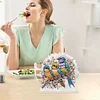 Acrylic Parrot Diamond Painting Napkin Rack Decor for Home Office Decor